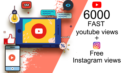 6000+ Fast Youtube Viewership(6000 Free Instagram views) | YTVIEWS.IN