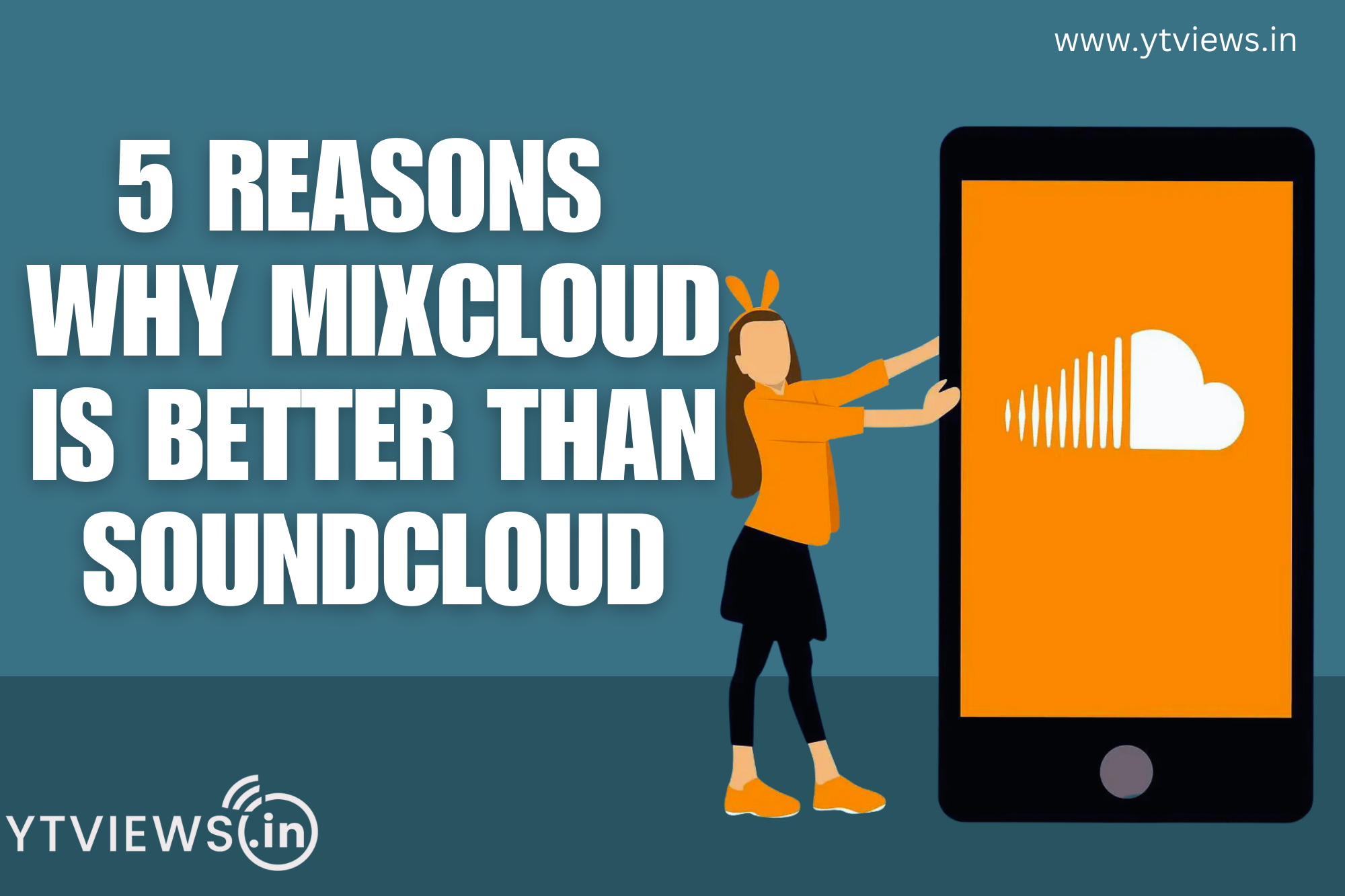 5 reasons why Mixcloud is better than Soundcloud