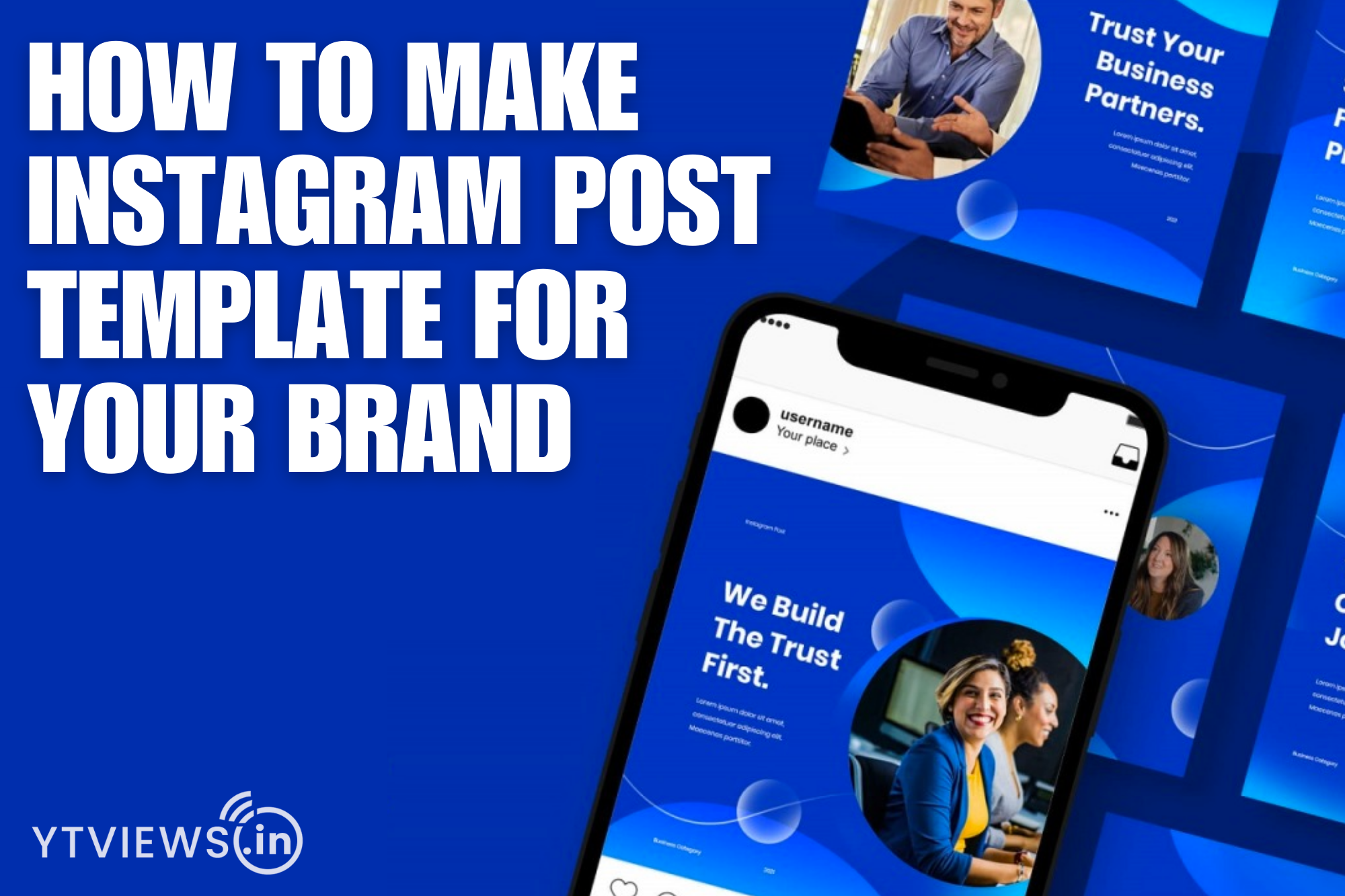 How to make Instagram post template for your brand