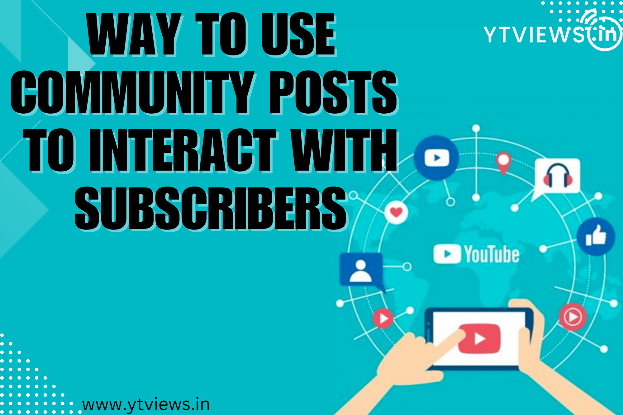 Ways to use community posts to interact with subscribers