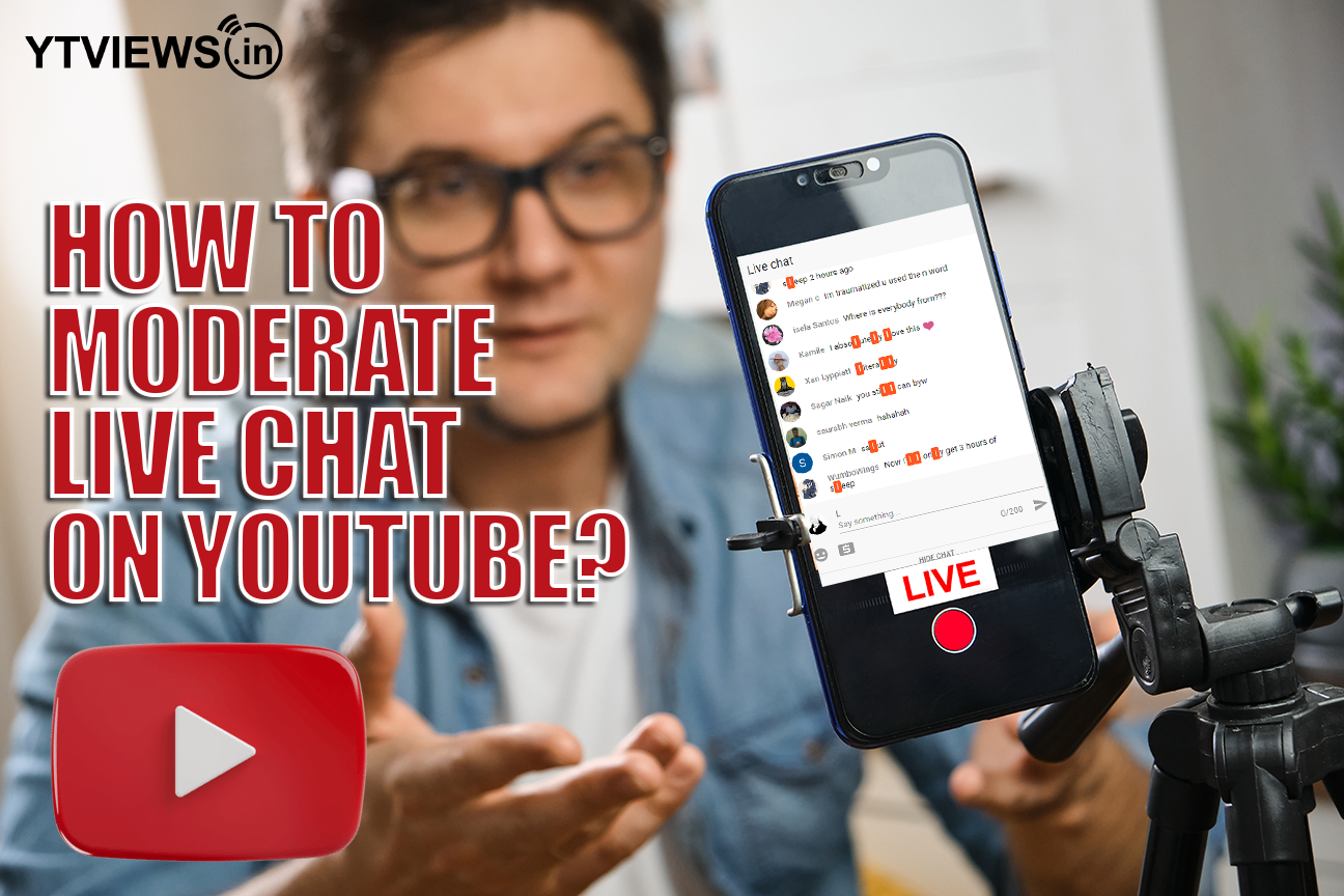 How to moderate live chat on YouTube?