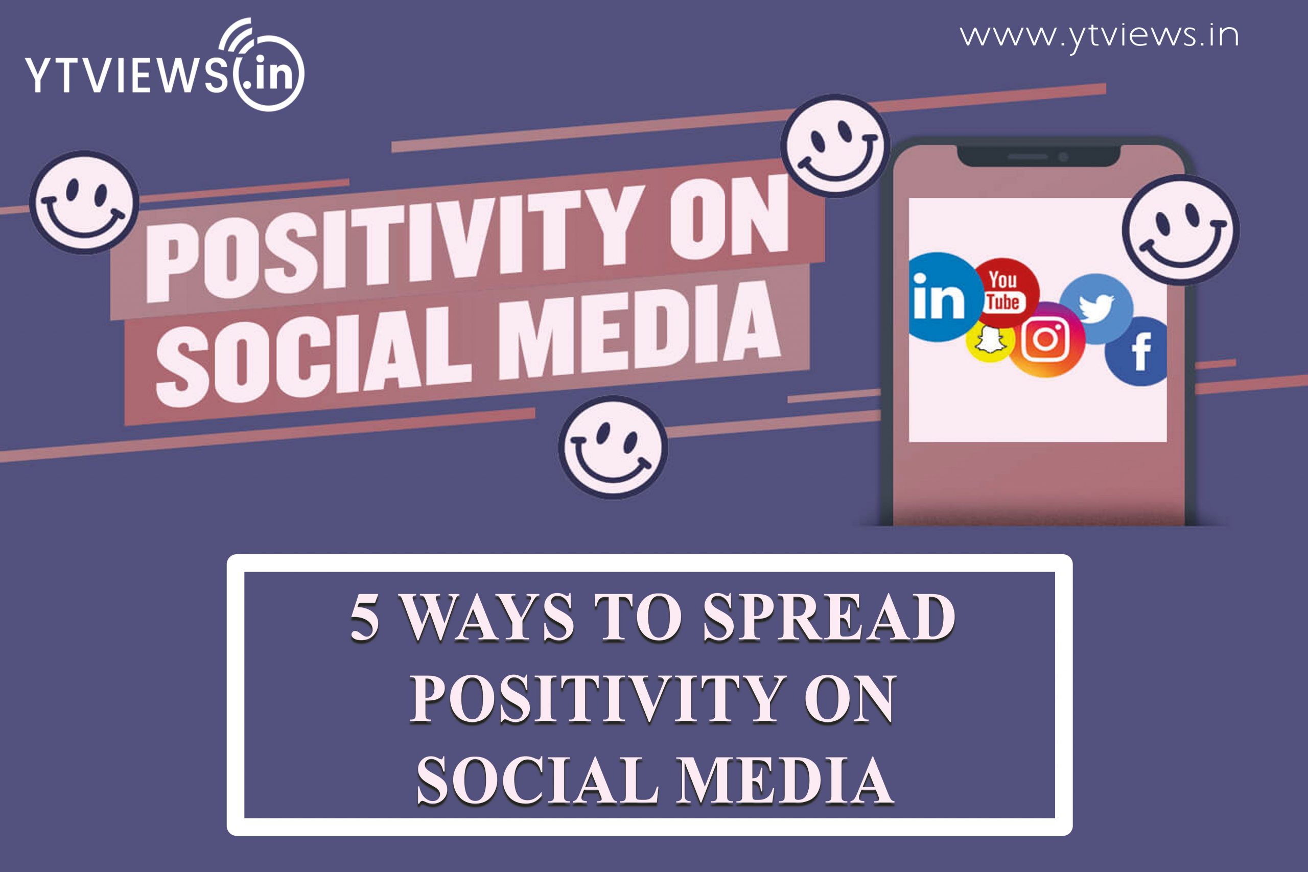5 ways to spread positivity on social media