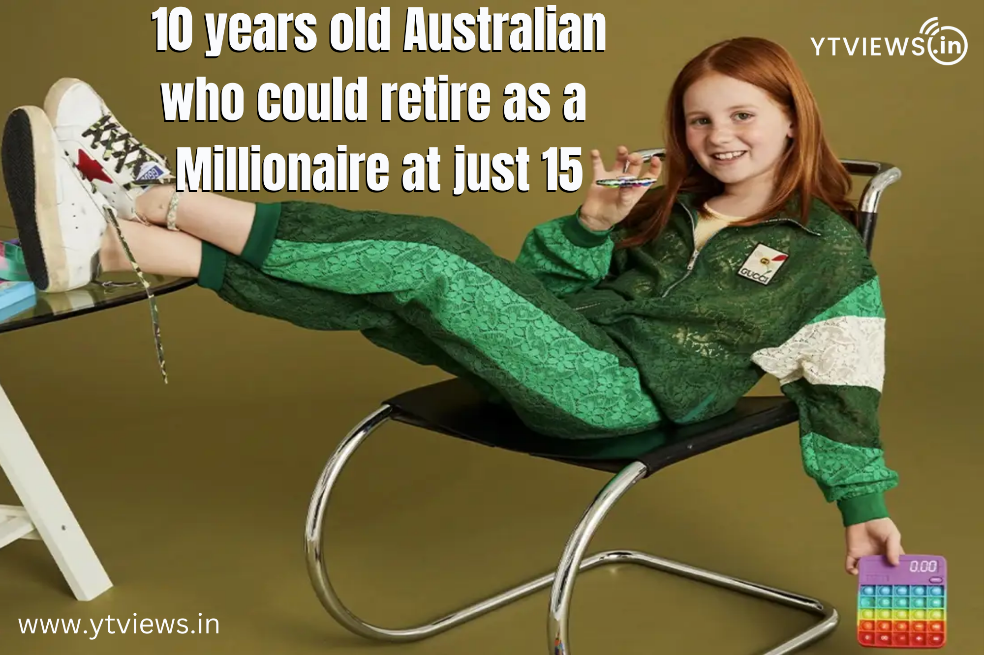 10 year old Australian who could retire as a millionaire at just 15