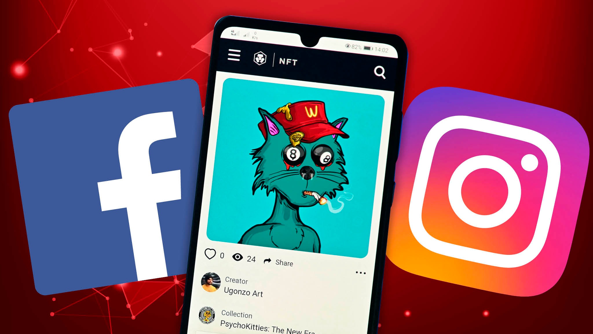 “Everyone can now share NFTs” says Meta