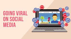 What does getting viral on social media mean?