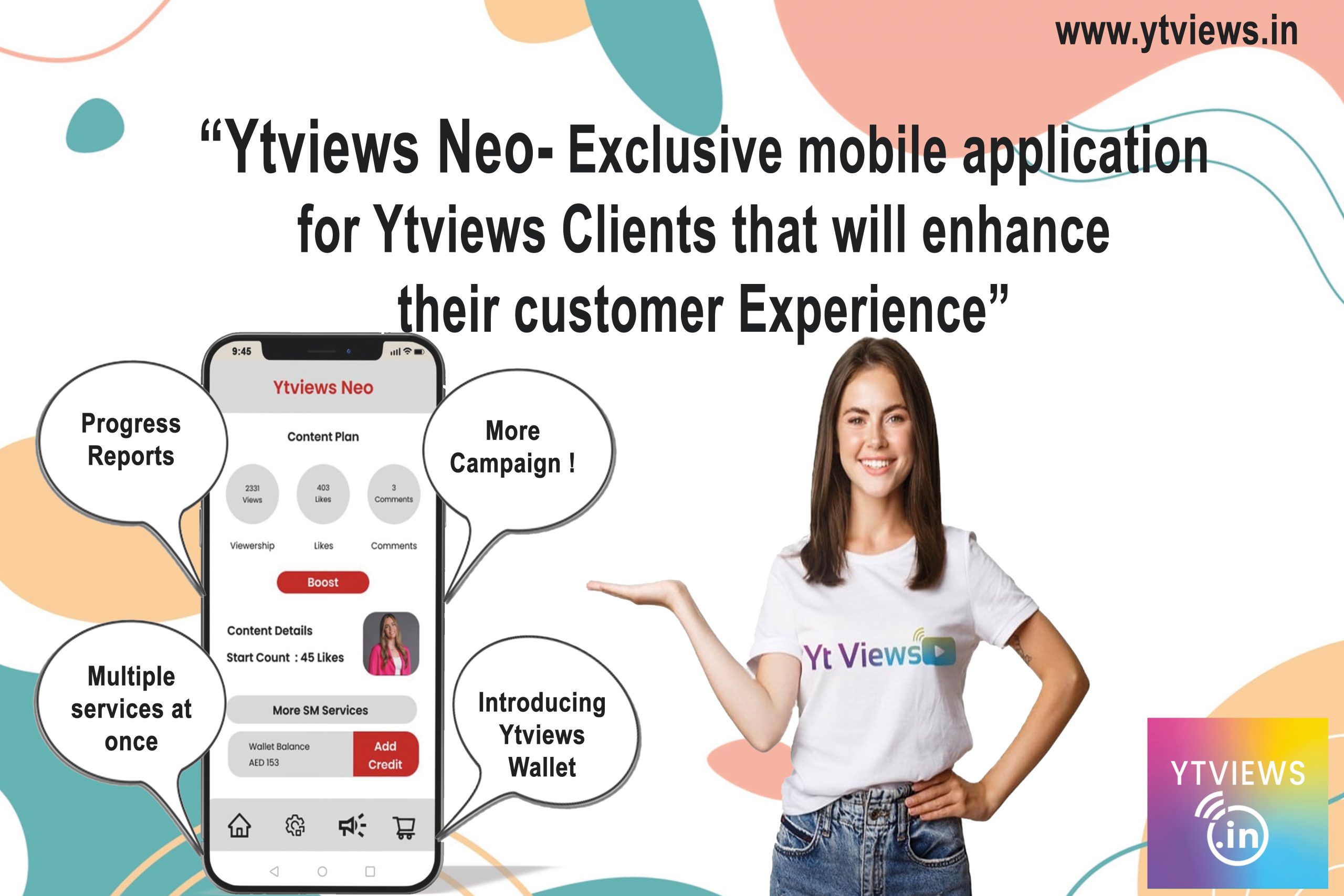 Ytviews Neo – Exclusive mobile application for Ytviews clients that will enhance their customer experience