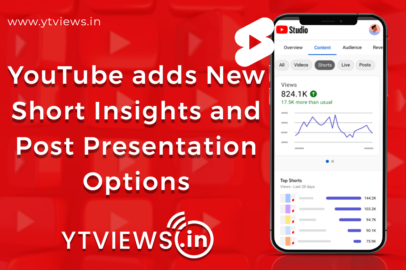 YouTube adds New Short Insights and Post Presentation Options