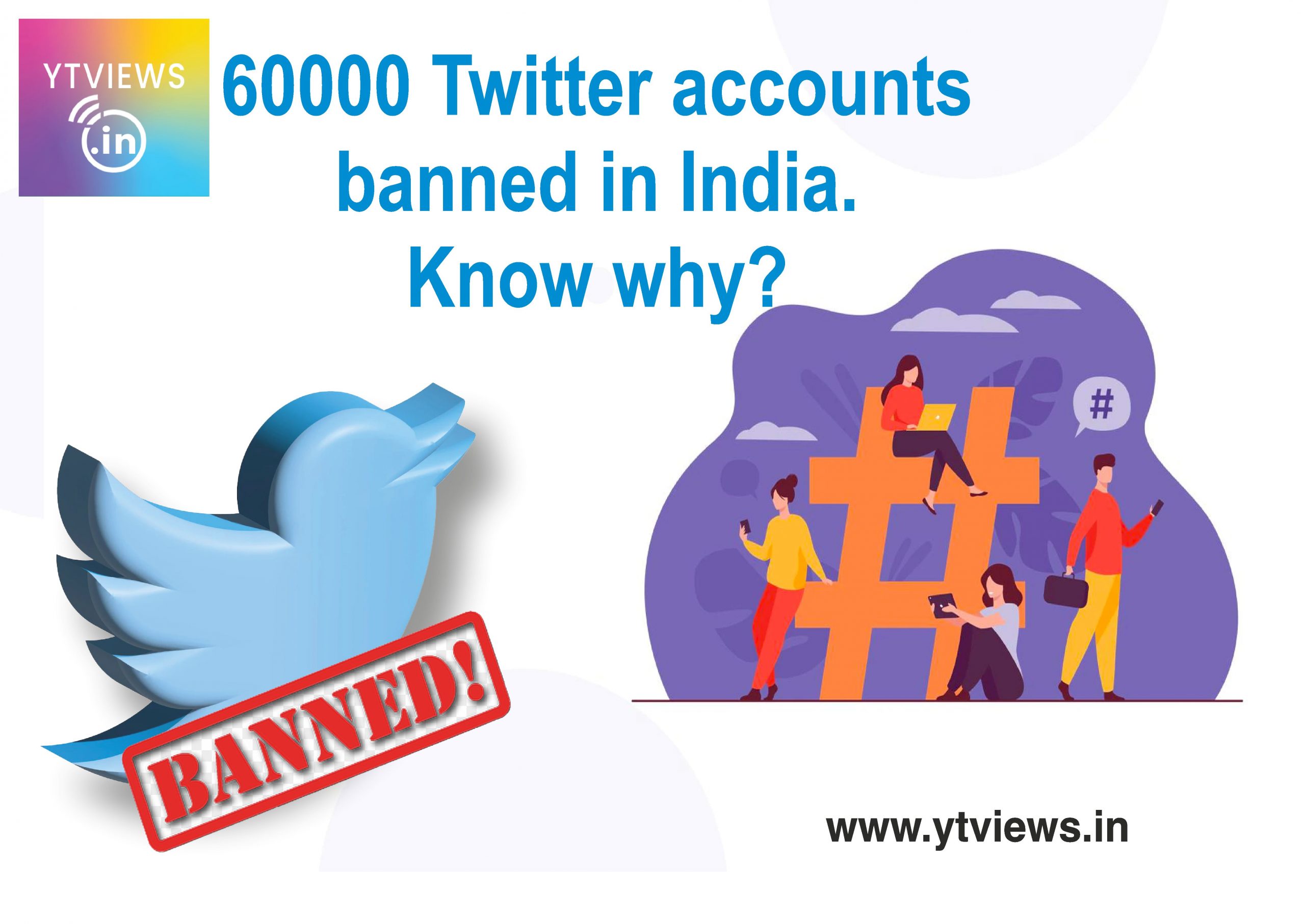 60000 Twitter accounts banned in India. Know why
