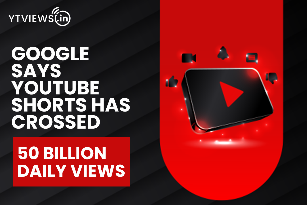 Google says YouTube Shorts has crossed 50 billion daily views