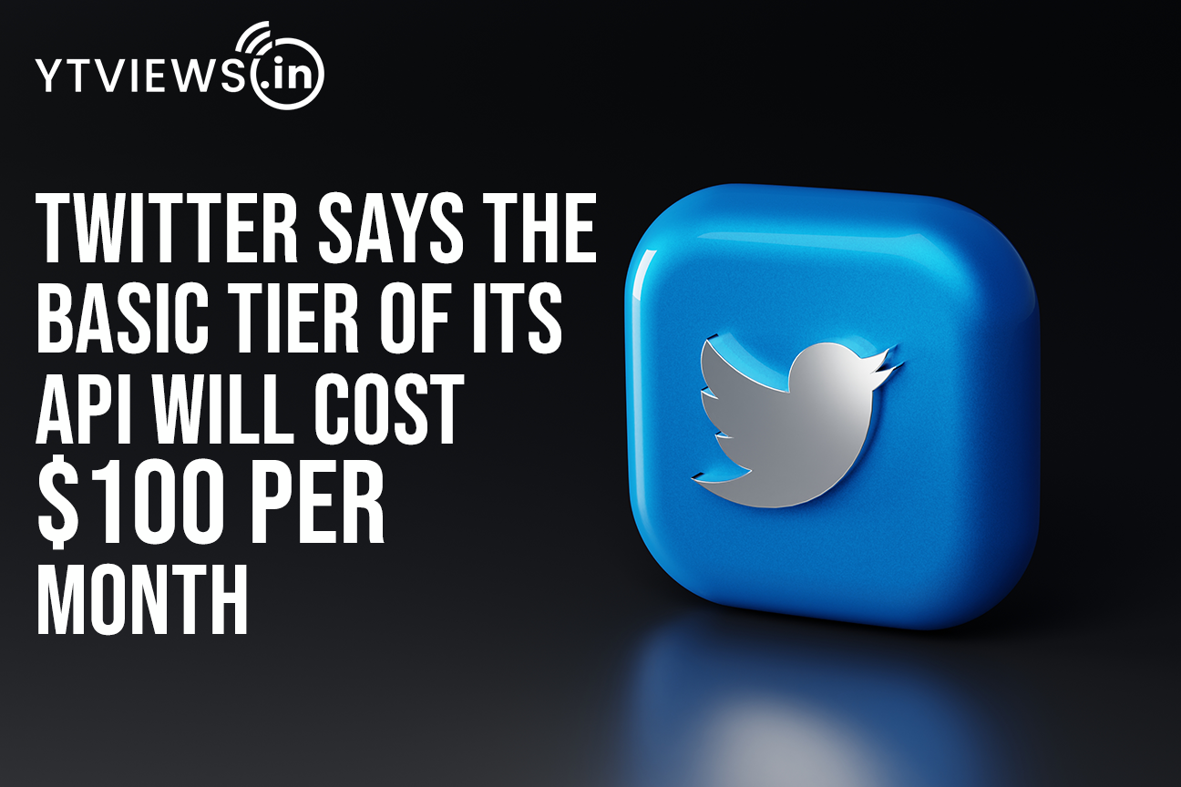 Twitter/X says the basic tier of its API will cost $100 per month