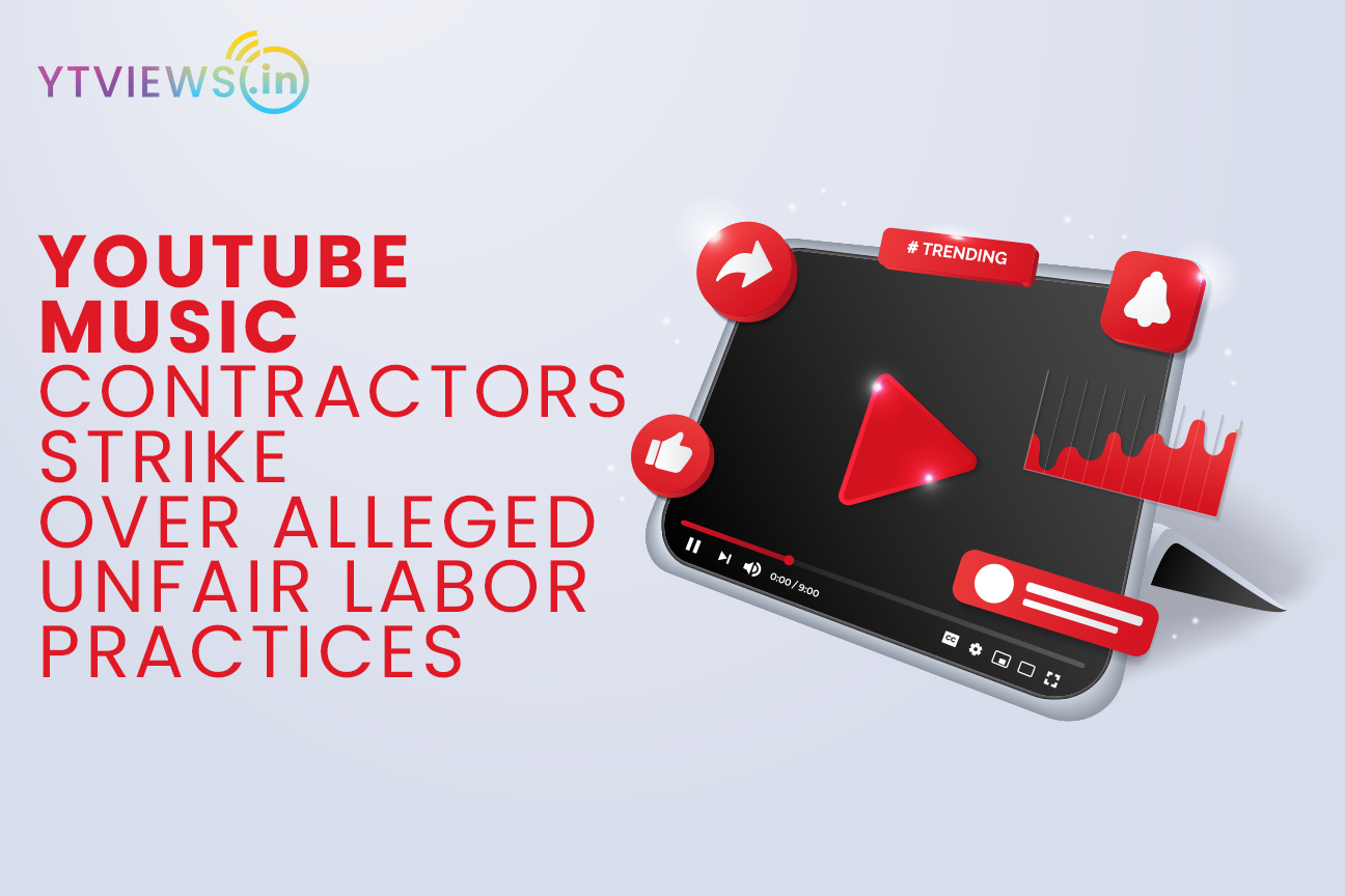 YouTube Music contractors strike over alleged unfair labor practices