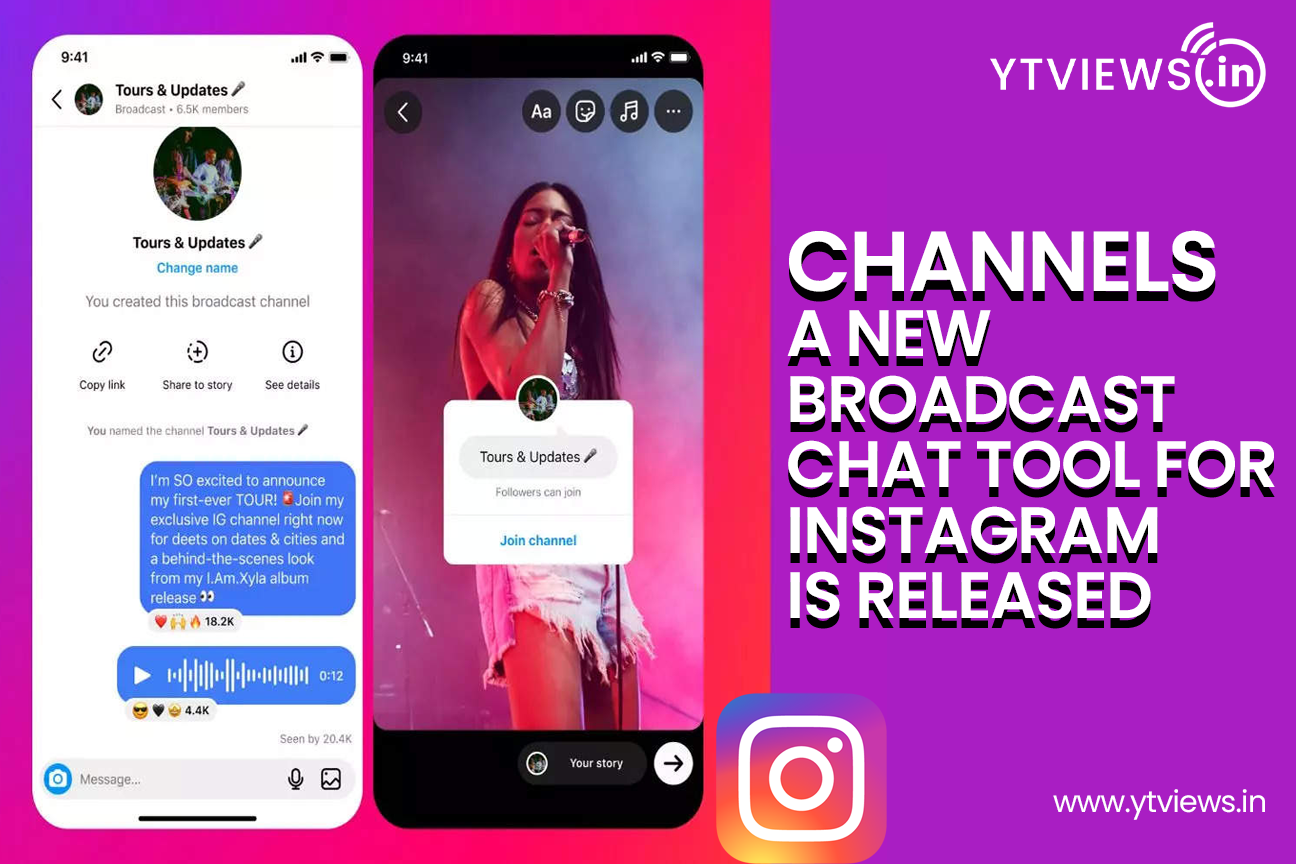 Channels, a new broadcast chat tool for Instagram, is released