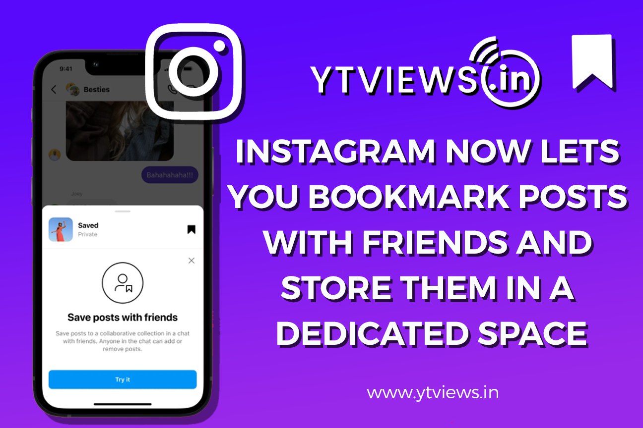 Instagram now lets you bookmark posts with friends and store them in a dedicated space
