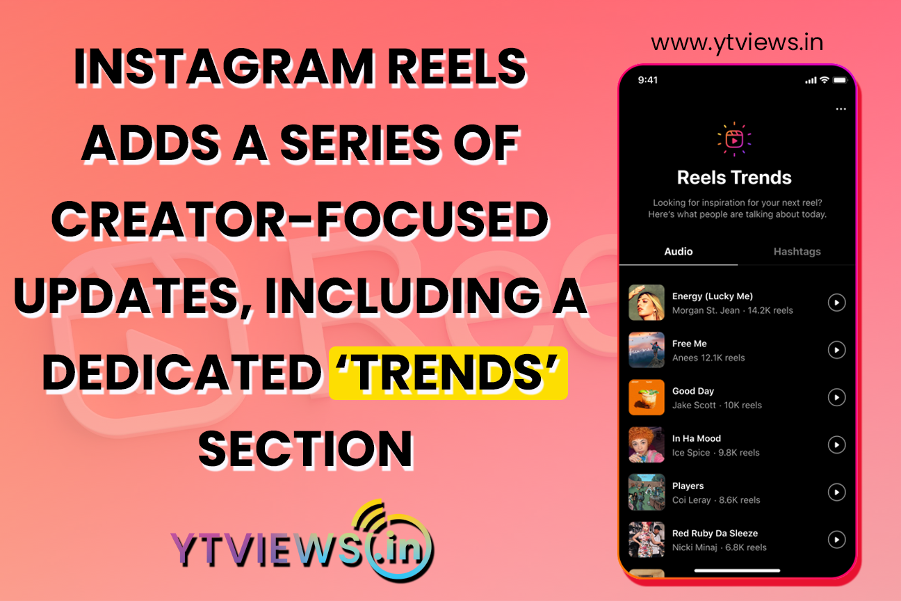 Instagram Reels adds a series of creator-focused updates, including a dedicated ‘trends’ section