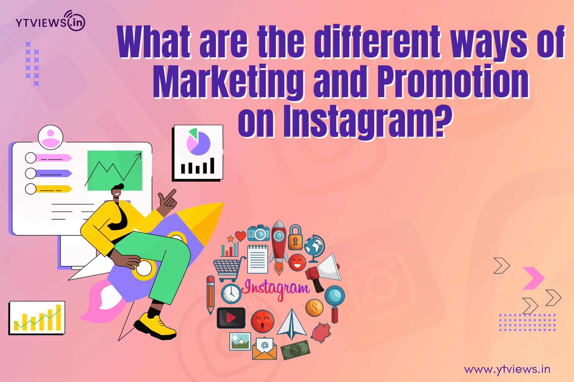 What are the different ways of Marketing and Promotion on Instagram?