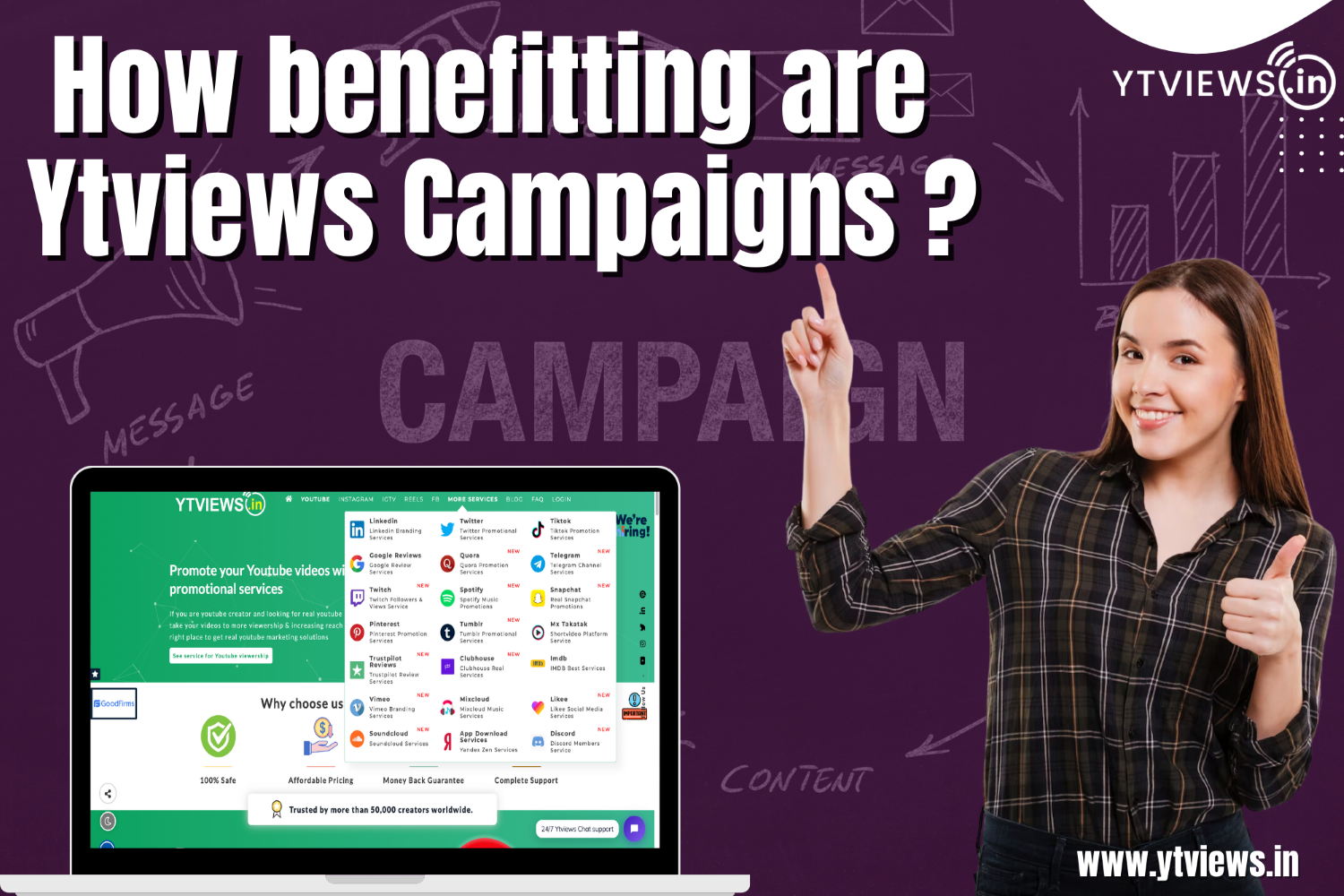 How will buying campaigns from Ytviews help you as a small business to grow in your respective field?