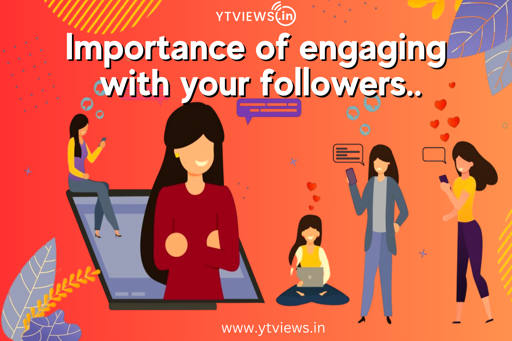 How does engaging with your followers play a crucial role in promoting your business?