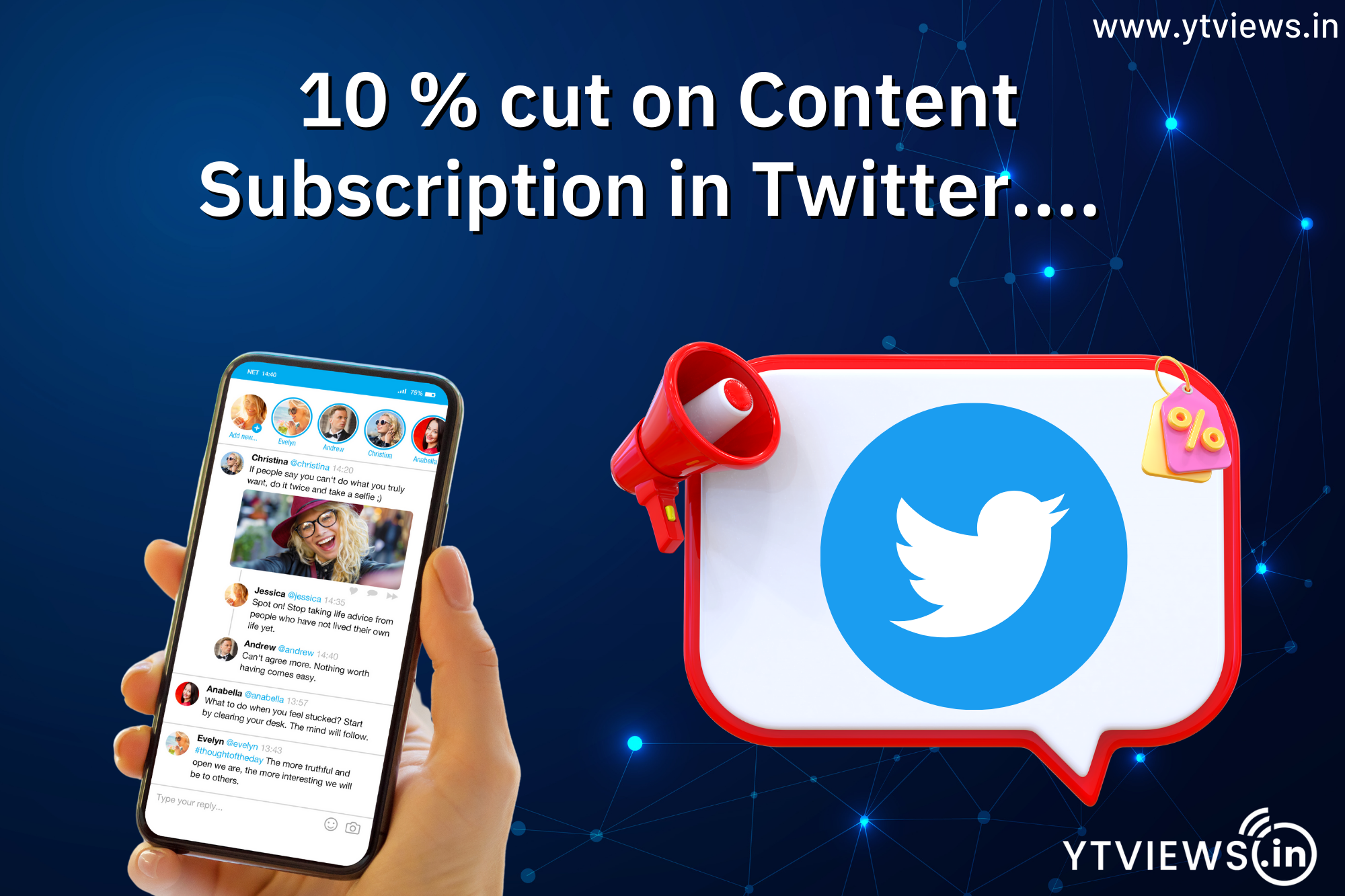 Twitter/X announces a 10% cut on content subscription post 12 months of applying