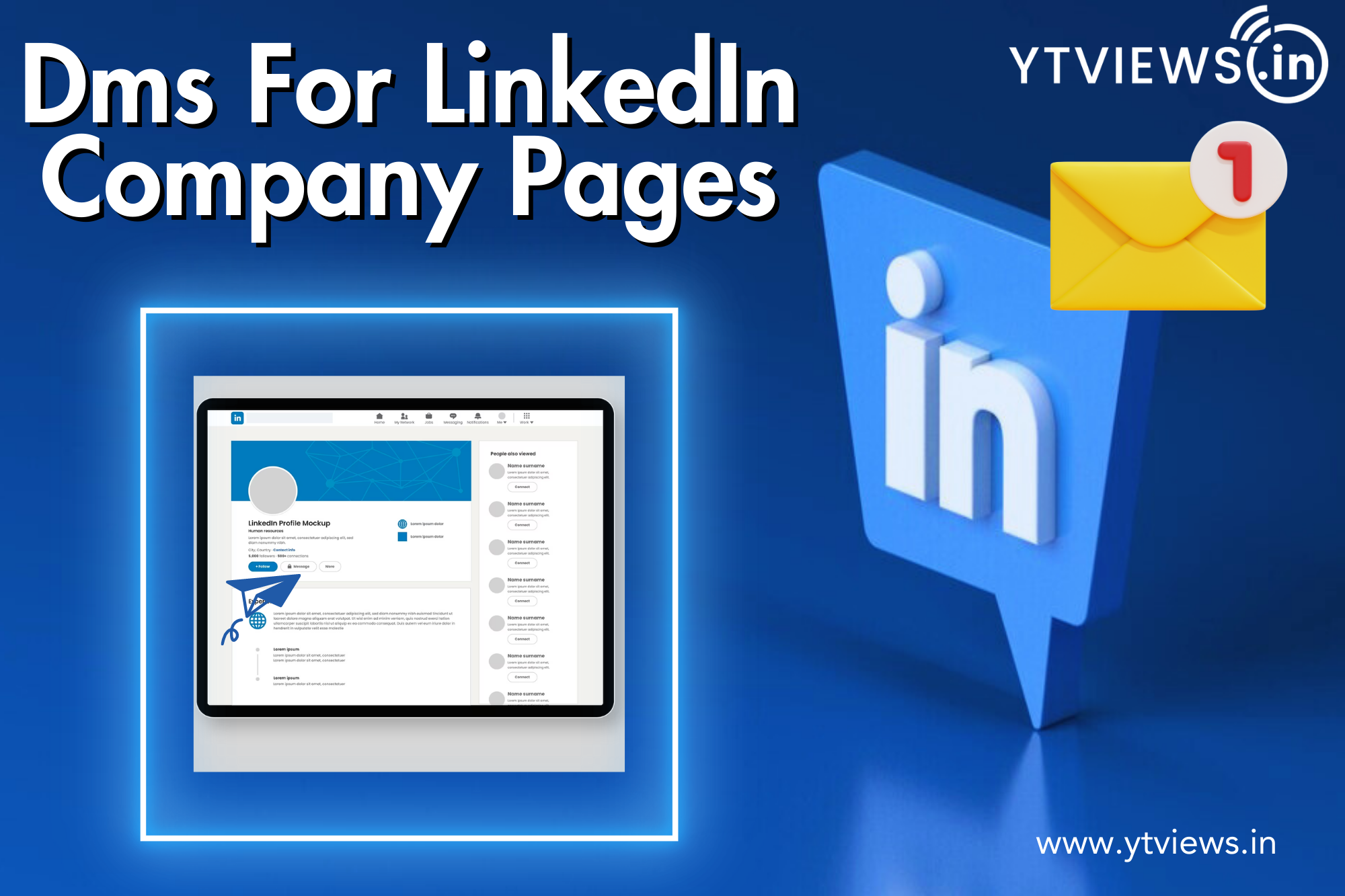 Company Pages can send & receive Direct Messages on LinkedIn