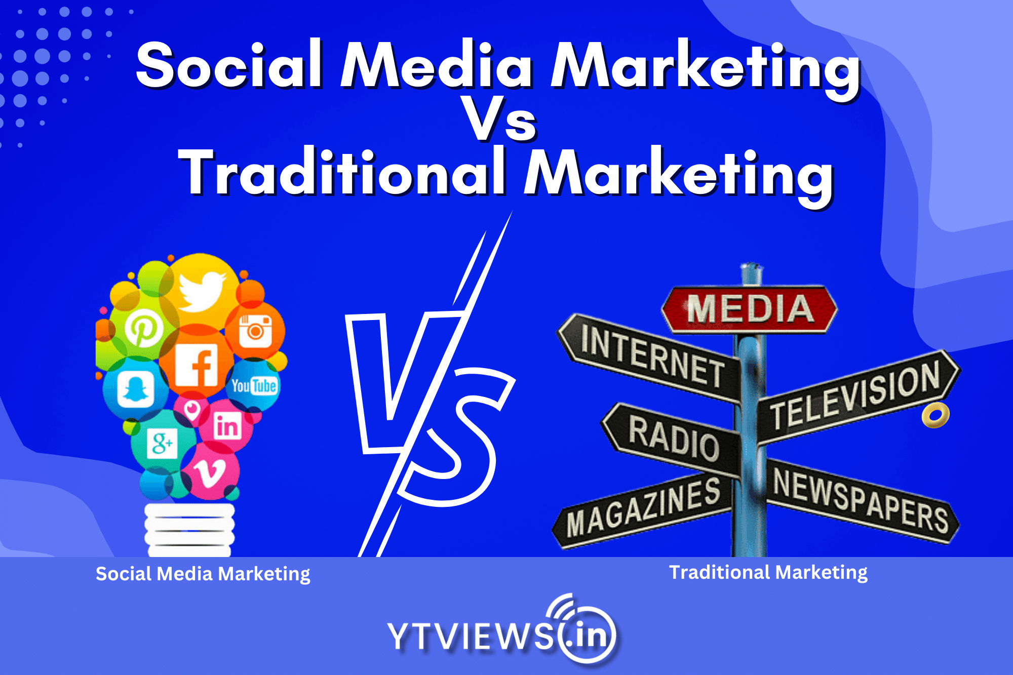 What advantages does social media marketing offer compared to traditional marketing methods?