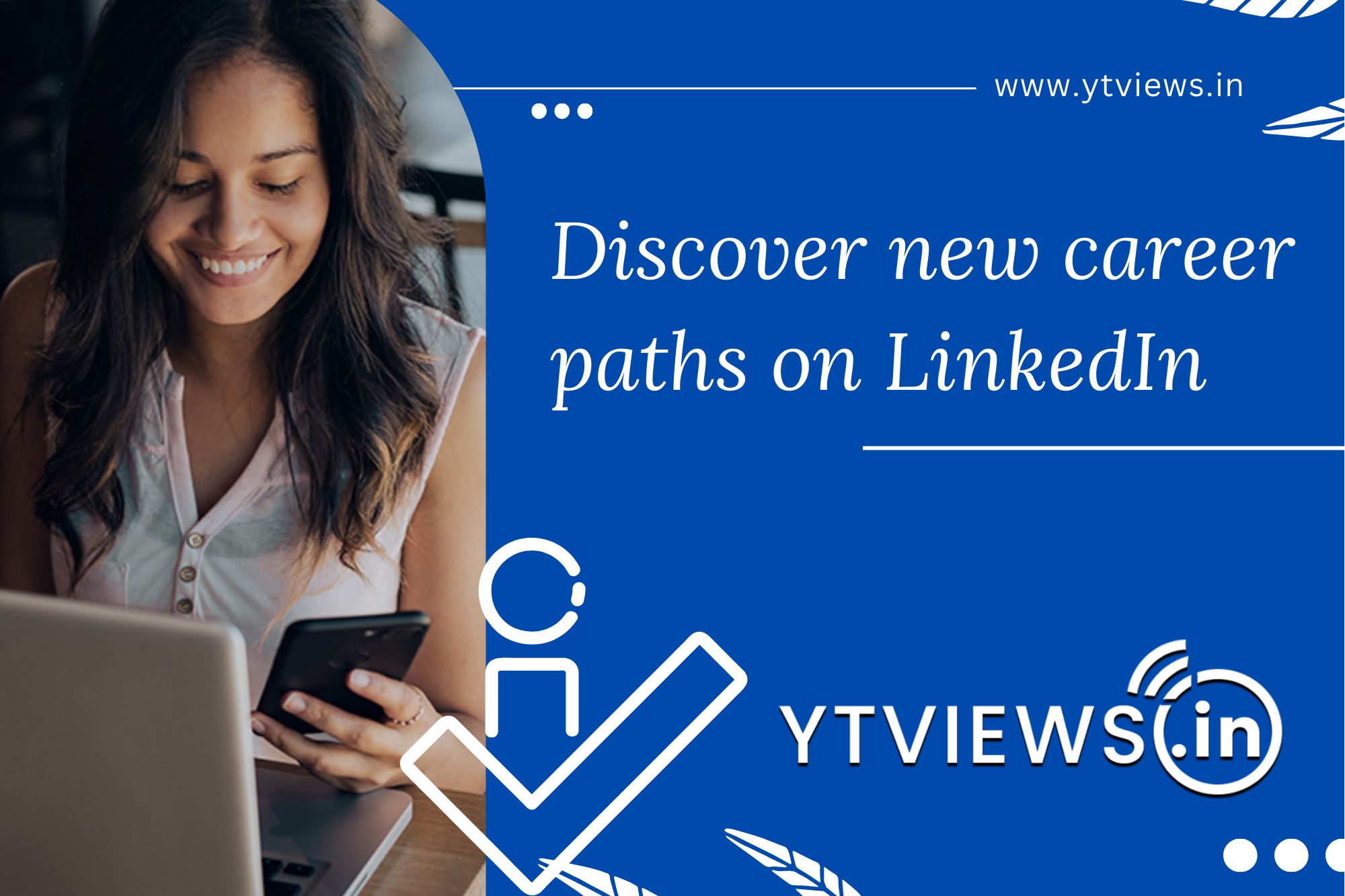 How can you discover new career paths on LinkedIn?