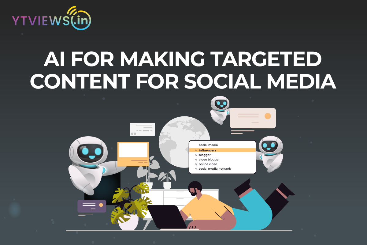 How can you make use of AI for making personalized and targeted content for social media platforms