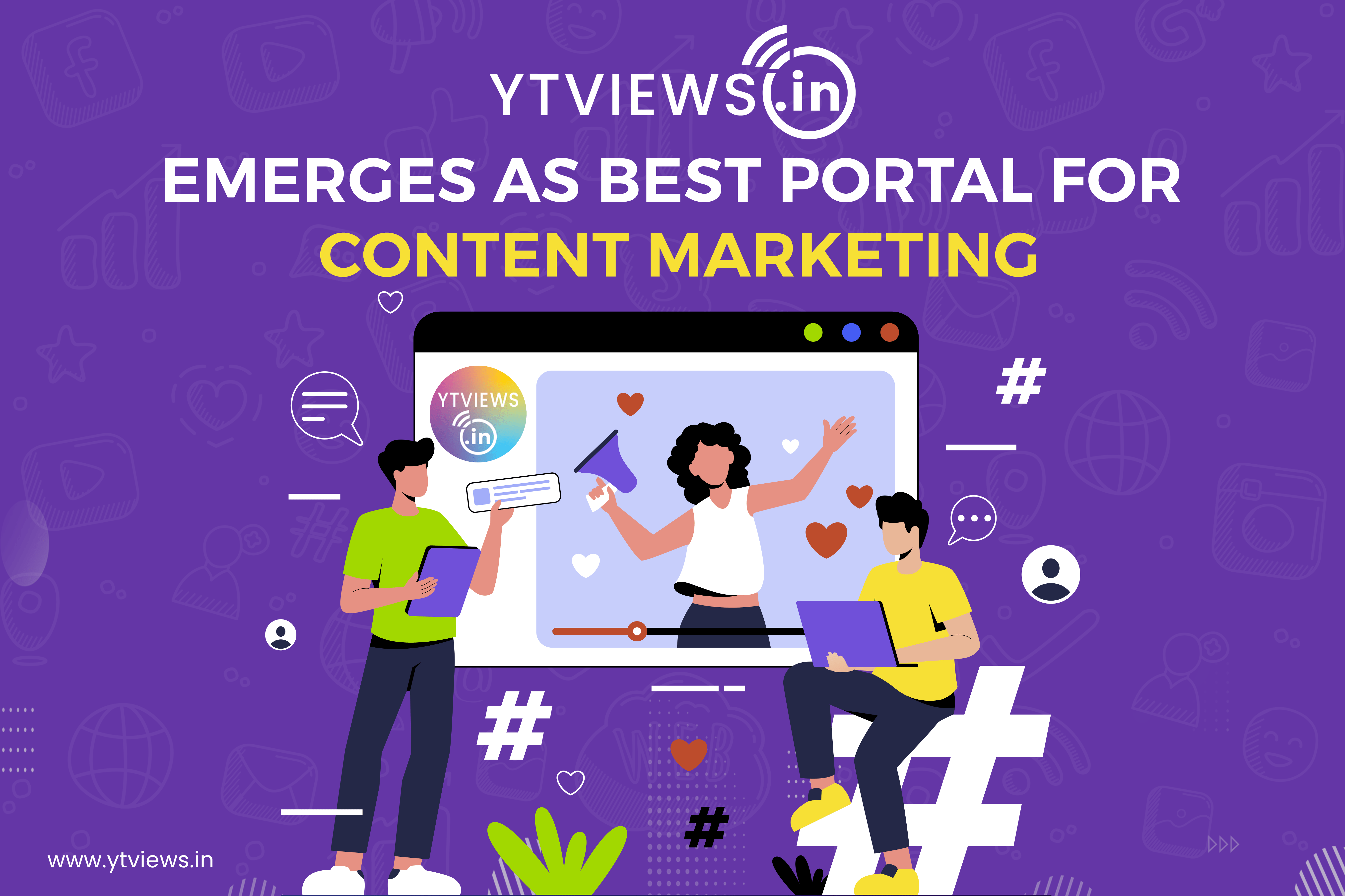 Ytviews is emerging as number 1 social media marketing company worldwide