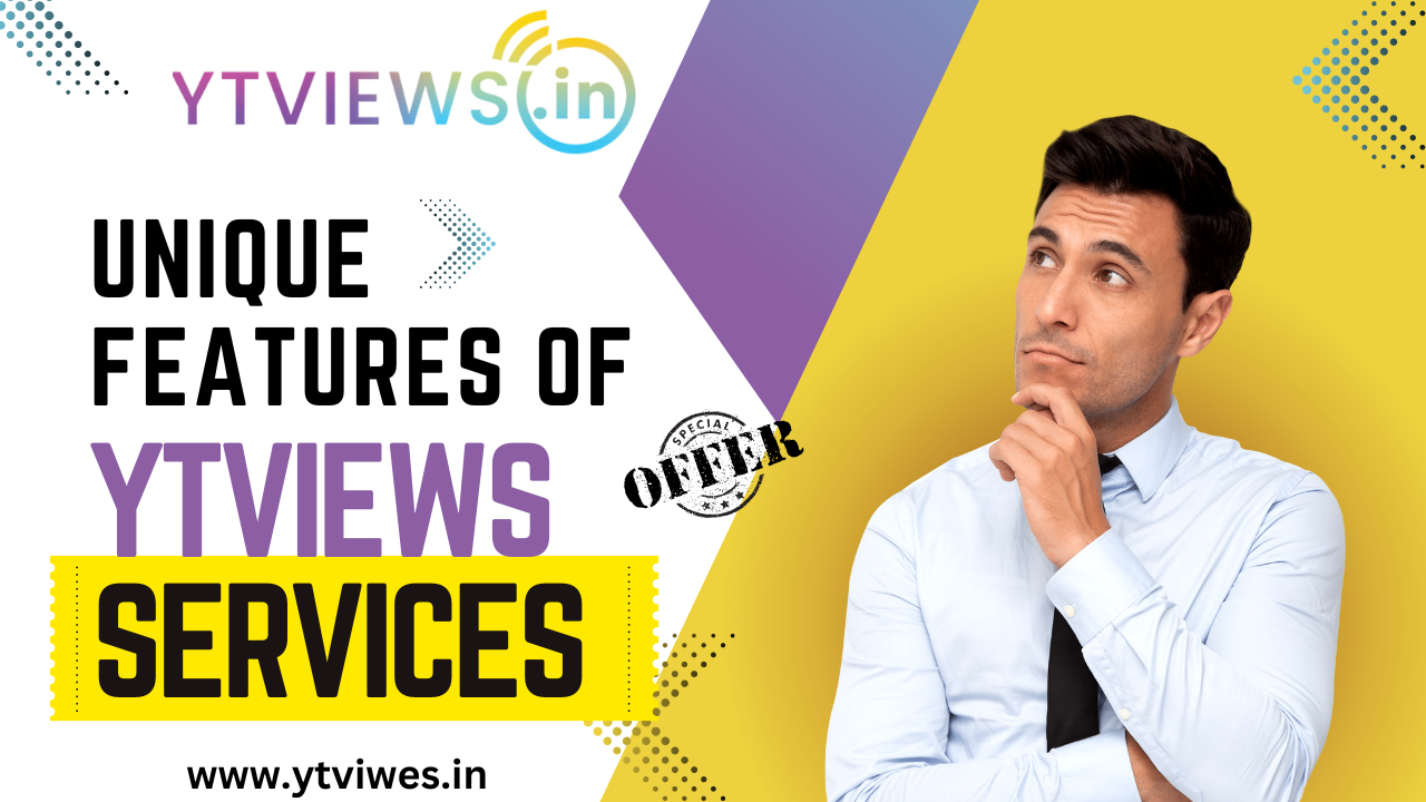 What are the unique features of Ytviews services that no other company offer