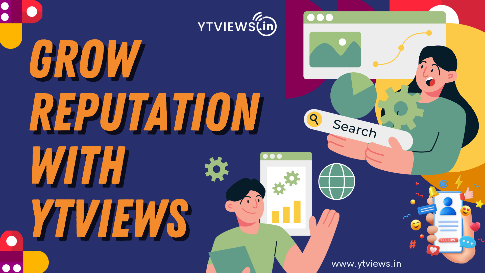 How Ytviews marketing services help you to make a better social media reputation?