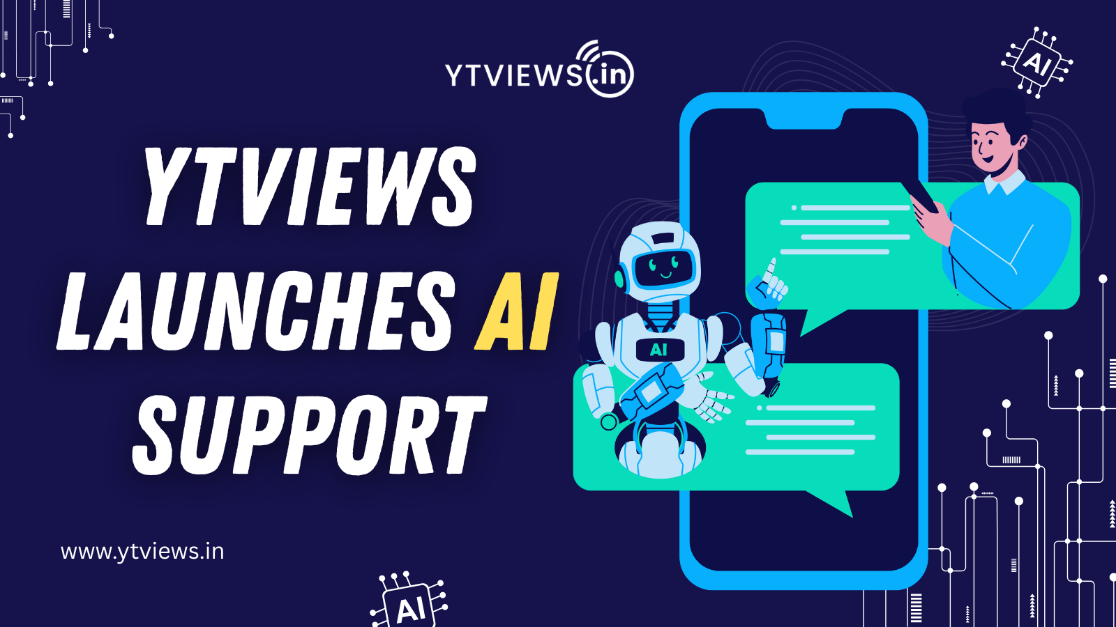 Ytviews.in Introduces Advanced AI for On-Time Customer Support