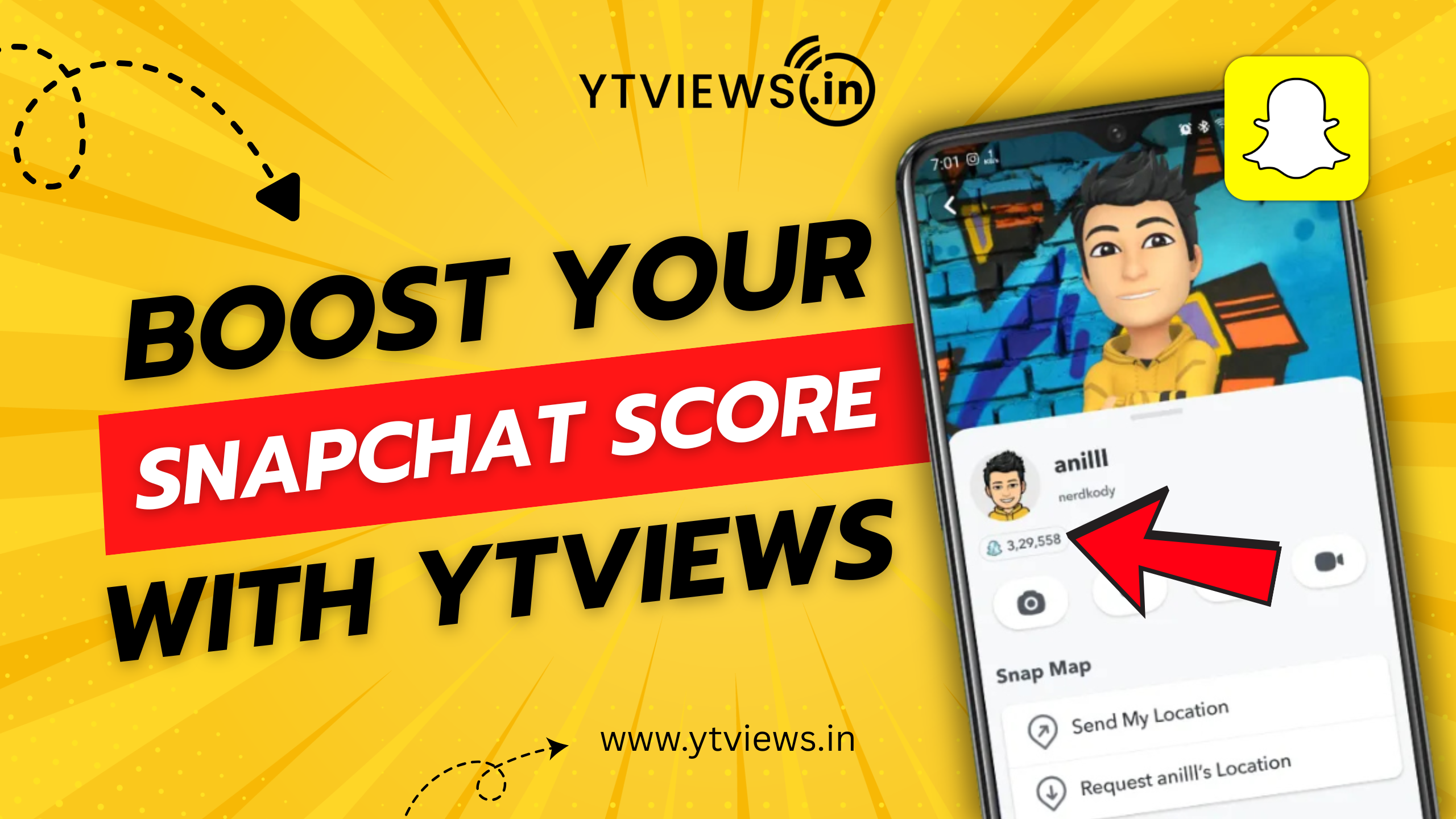 What is Snapchat Score? And How to Increase Snapchat Score on Your Snapchat Profile via Ytviews