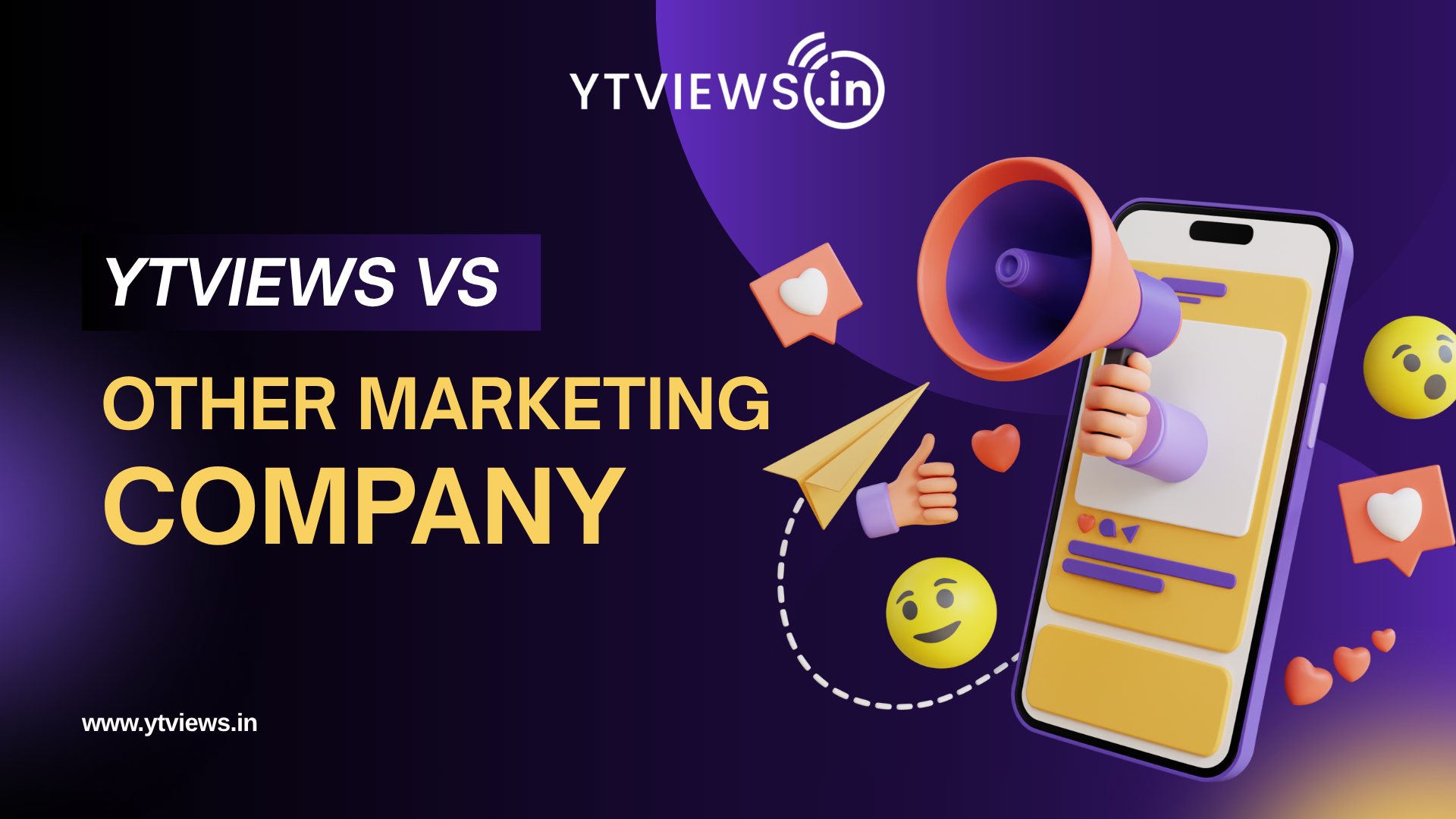 Difference Between YTVIEWS.IN and other Media Marketing Companies