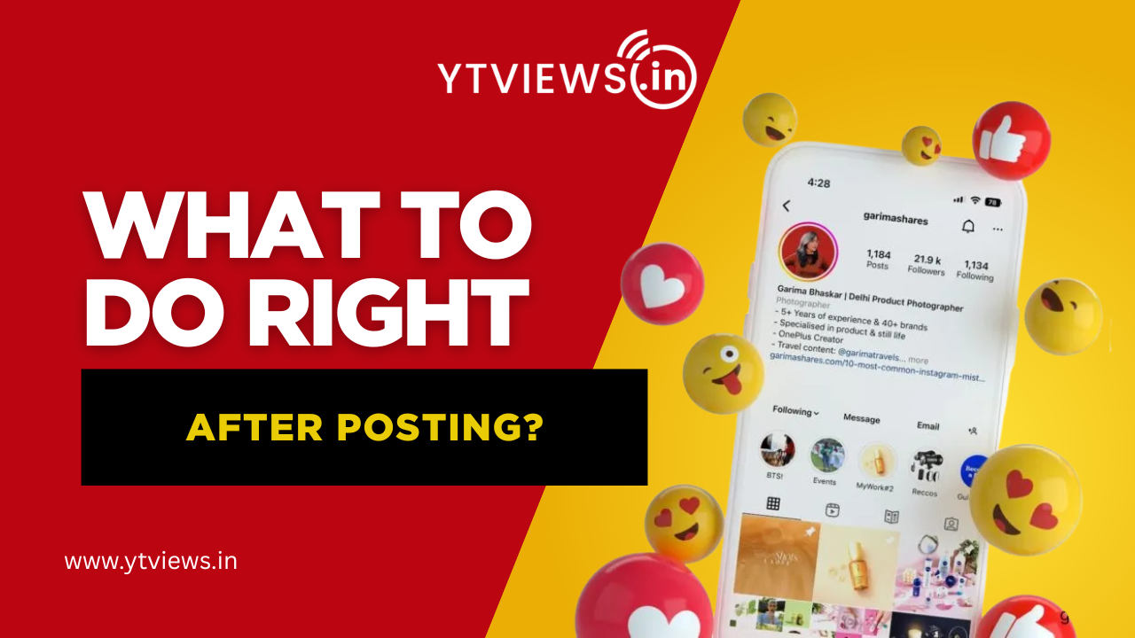 What Should One Do Immediately After Posting?