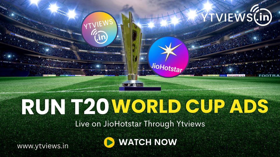 Run T20 World Cup Ads Live on JioHotstar Through Ytviews