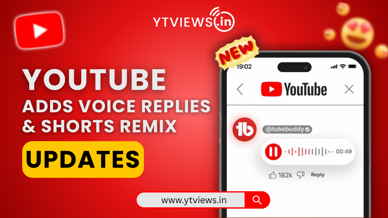 YouTube Adds Voice Replies & Shorts Remix Updates