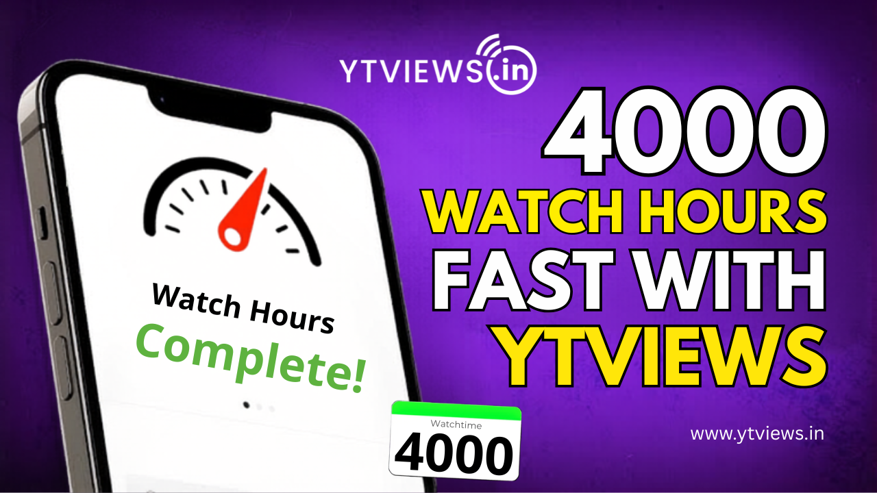 Can You Really Hit 4000 Watch Hours in Just 10 Days? (Secrets Revealed With Ytviews.in)