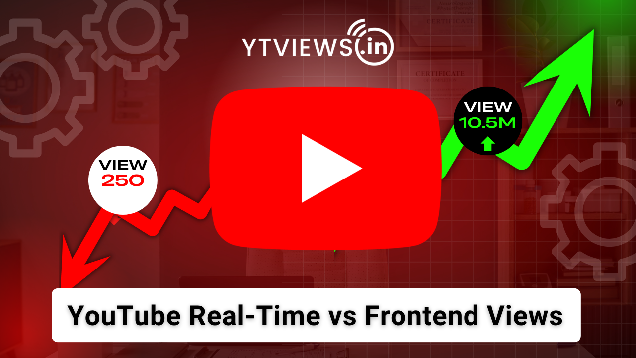 Real Time YouTube views how it different from frontend views