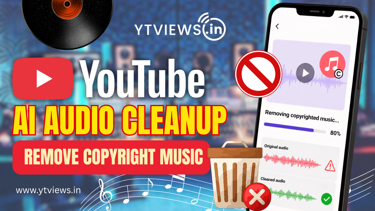 YouTube AI Audio Cleanup: Remove Copyright Music Without Re-Editing