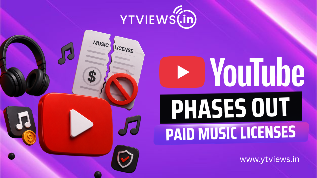 YouTube Is Phasing Out Paid Music Licenses for Creators