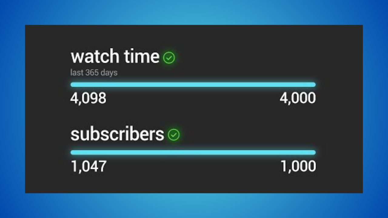 YouTube views update fast while watch hours take time.