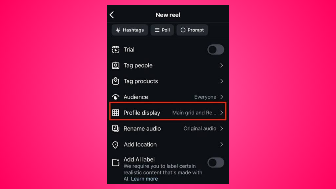 TikTok’s “Don’t Show on Profile” option lets creators promote videos without displaying them on their profile.