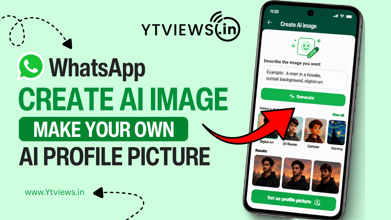 WhatsApp’s “Create AI Image” Feature: Make Your Own AI Profile Picture