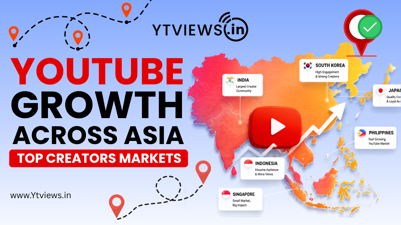 YouTube Growth Across Asia: Top Creators Markets