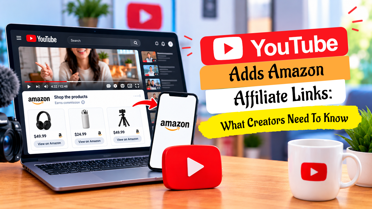 YouTube Adds Amazon Affiliate Links: What Creators Need to Know
