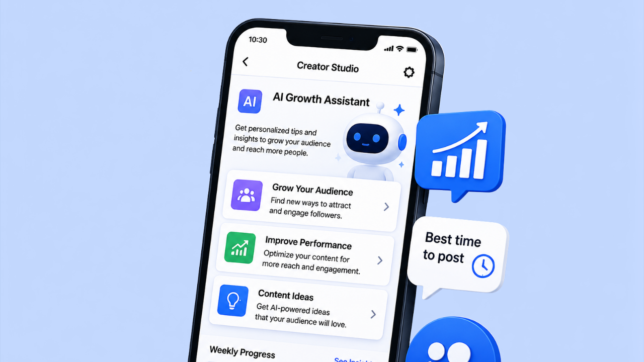 Facebook Now Has an AI Growth Assistant for Creators — Is It Actually Useful